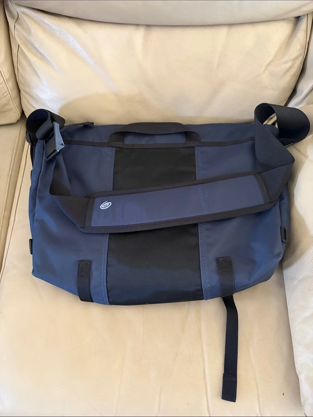 Timbuk2 Navy and Black Messenger Bag